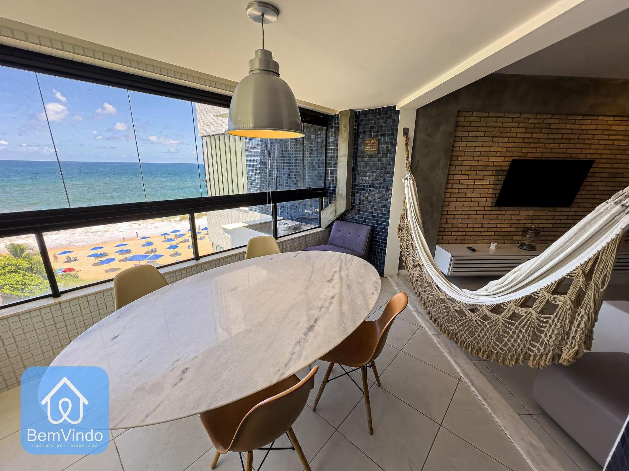 Apartamento Completo Com Vista Mar E Pe Na Areia ซัลวาดอร์ ภายนอก รูปภาพ
