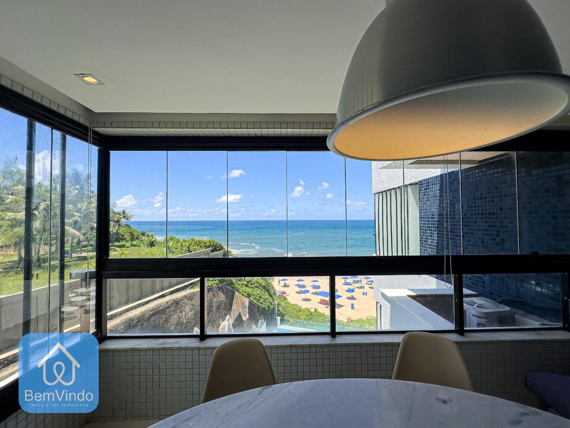Apartamento Completo Com Vista Mar E Pe Na Areia ซัลวาดอร์ ภายนอก รูปภาพ