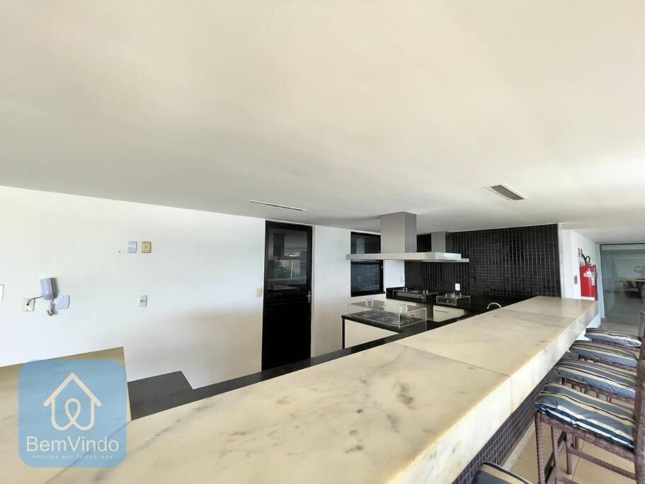 Apartamento Completo Com Vista Mar E Pe Na Areia ซัลวาดอร์ ภายนอก รูปภาพ