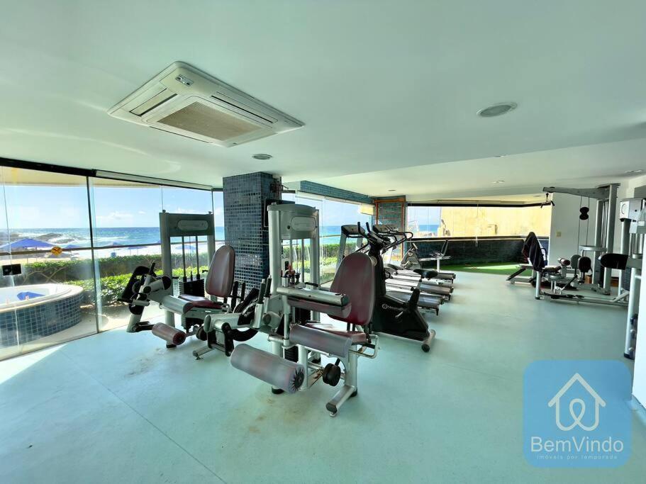 Apartamento Completo Com Vista Mar E Pe Na Areia ซัลวาดอร์ ภายนอก รูปภาพ