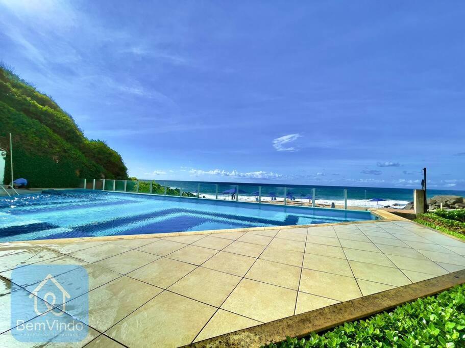 Apartamento Completo Com Vista Mar E Pe Na Areia ซัลวาดอร์ ภายนอก รูปภาพ