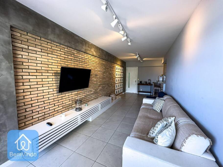 Apartamento Completo Com Vista Mar E Pe Na Areia ซัลวาดอร์ ภายนอก รูปภาพ